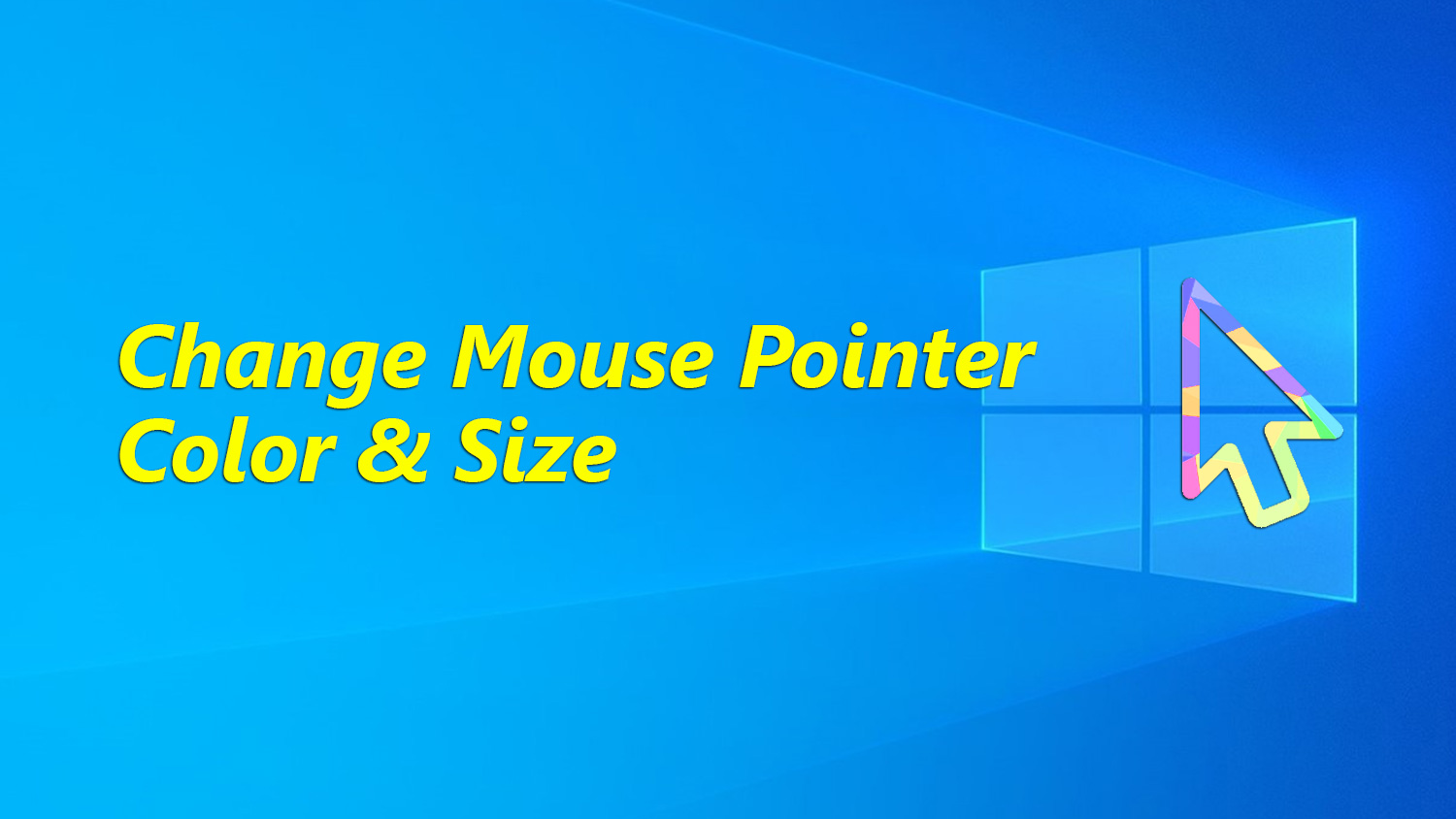 adjust pointer size mac
